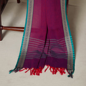 Blue - 3pc Cotton Unstitched Jacquard Dress Material 35