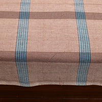 Brown - Plain Cotton Single Handloom Bed Cover (90 x 60 in) 64