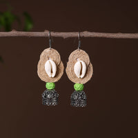 Anaisha German Silver Jute Jhumki Earrings