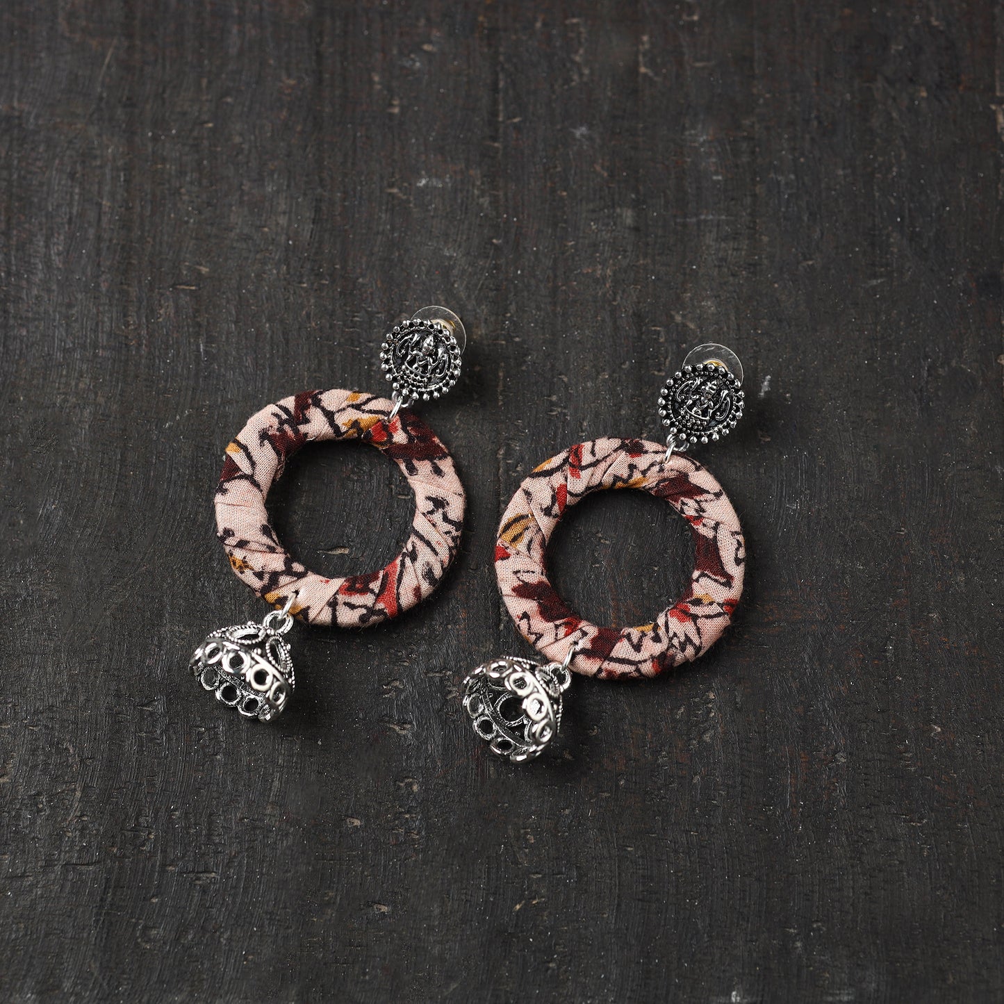 Brown Naaz GS Fabart Handmade Earrings