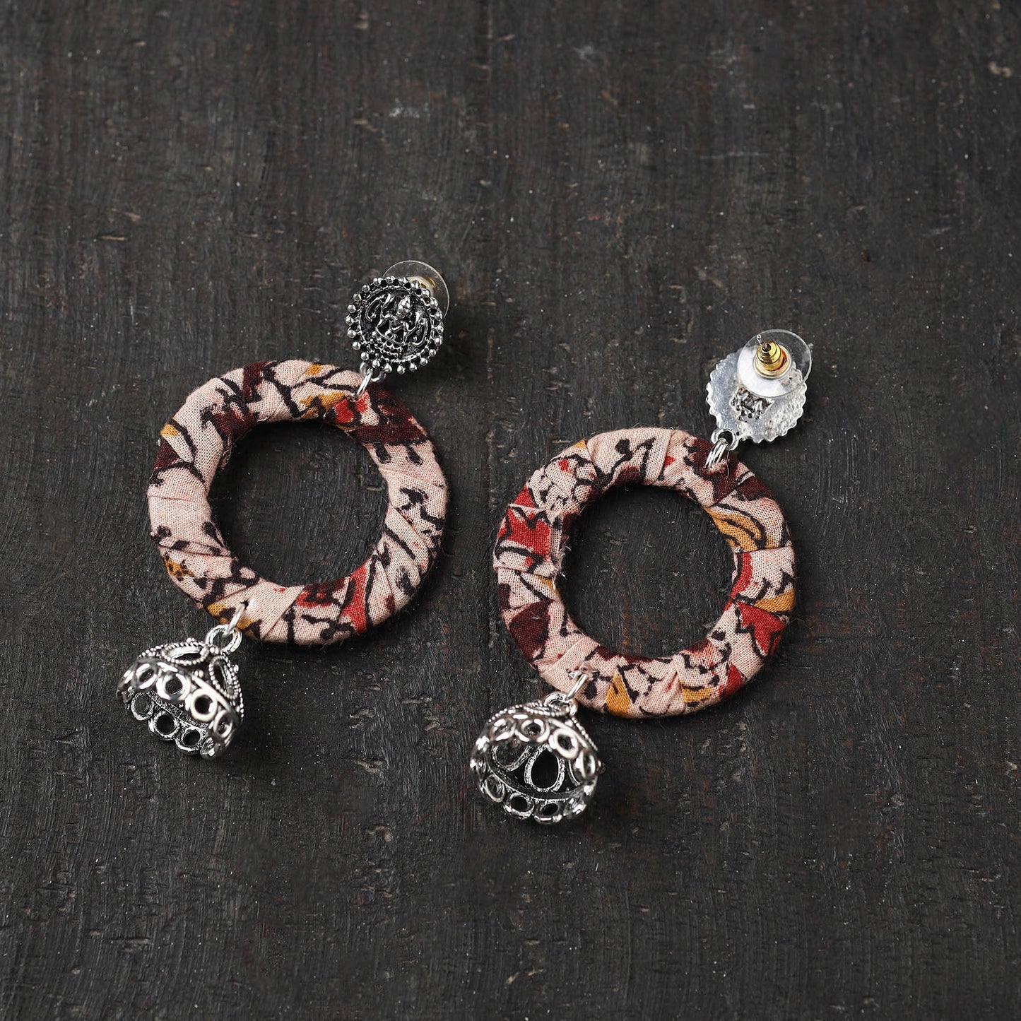 Brown Naaz GS Fabart Handmade Earrings