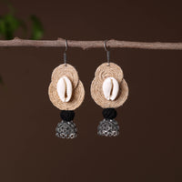 Apeksha German Silver Jute Jhumki Earrings