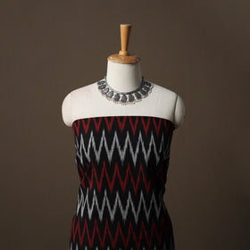 Pochampally Ikat Cotton 2pc Unstitched Dress Material Kurta Set 06
