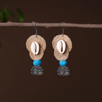 Mayra German Silver Jute Jhumki Earrings