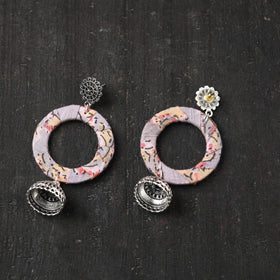 Pink Noor GS Fabart Handmade Earrings