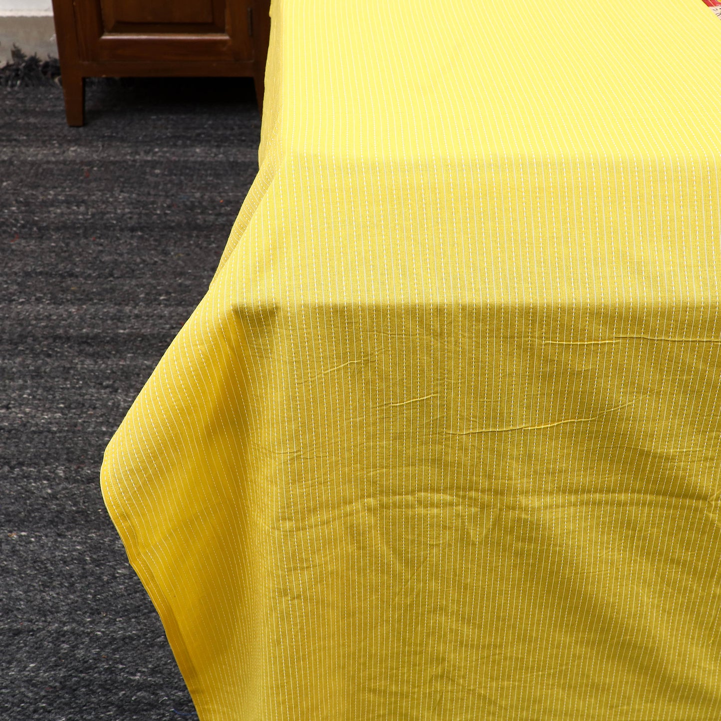 Buy Kantha Stitch with Kalamkari Patch Cotton Bedsheet Set