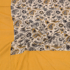 Buy Kantha Stitch with Kalamkari Patch Cotton Bedsheet Set