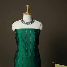 Pochampally Ikat Silk Cotton 3pc Unstitched Dress Material Suit Set 01