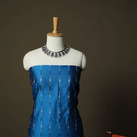 Pochampally Ikat Silk Cotton 3pc Unstitched Dress Material Suit Set 02