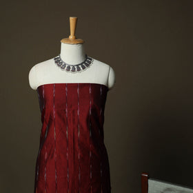 Pochampally Ikat Silk Cotton 3pc Unstitched Dress Material Suit Set 03