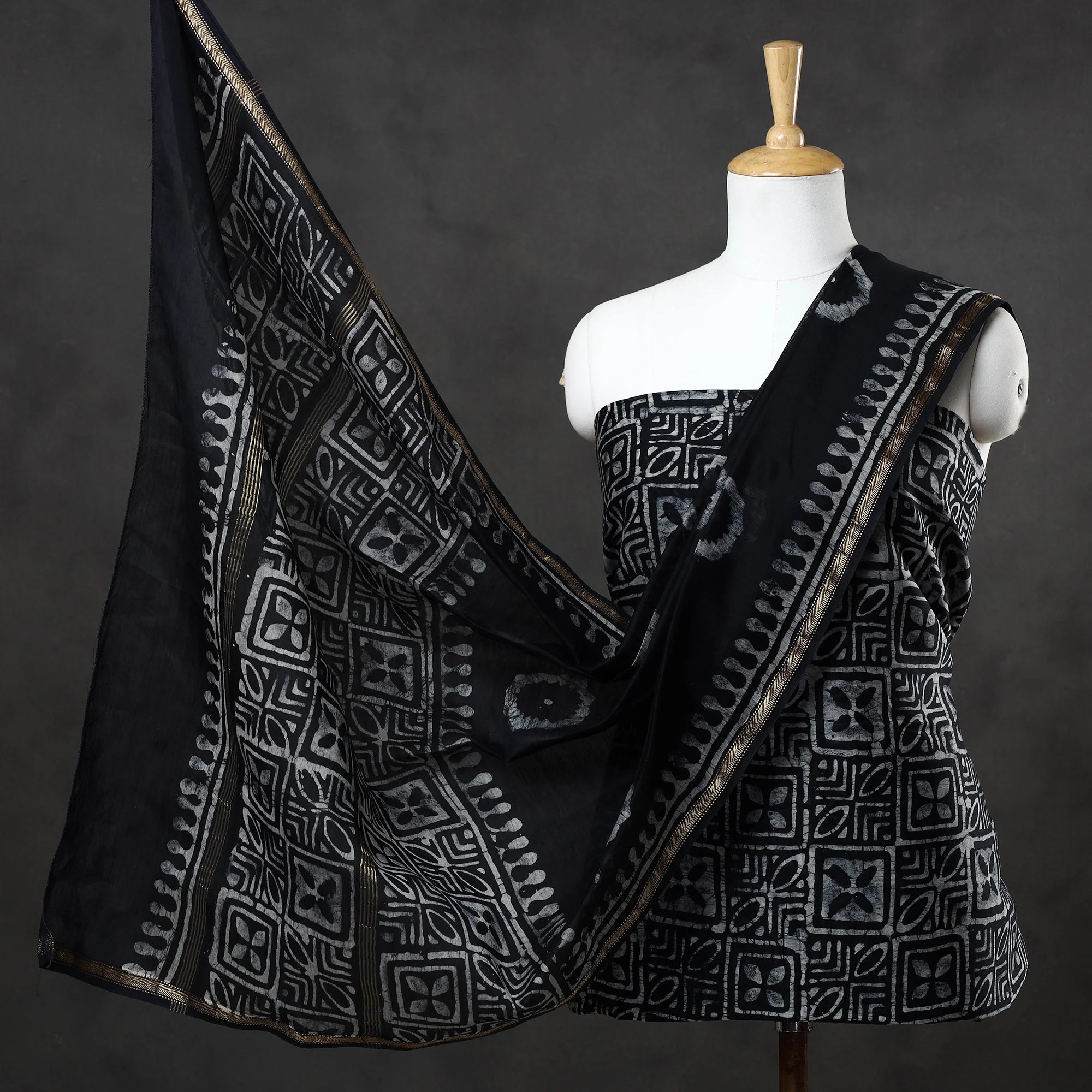 Batik Printed dress material