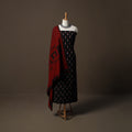 Pochampally Ikat Cotton 2pc Unstitched Dress Material Kurta Set 14