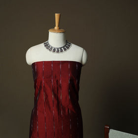 Pochampally Ikat Silk Cotton 3pc Unstitched Dress Material Suit Set 06