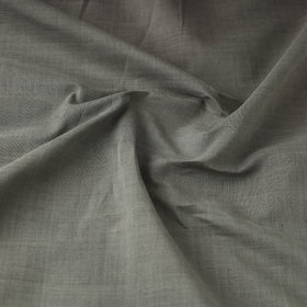 Grey Mangalagiri Plain Handloom Cotton Fabric 