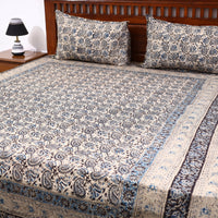 kalamkari double bed cover set