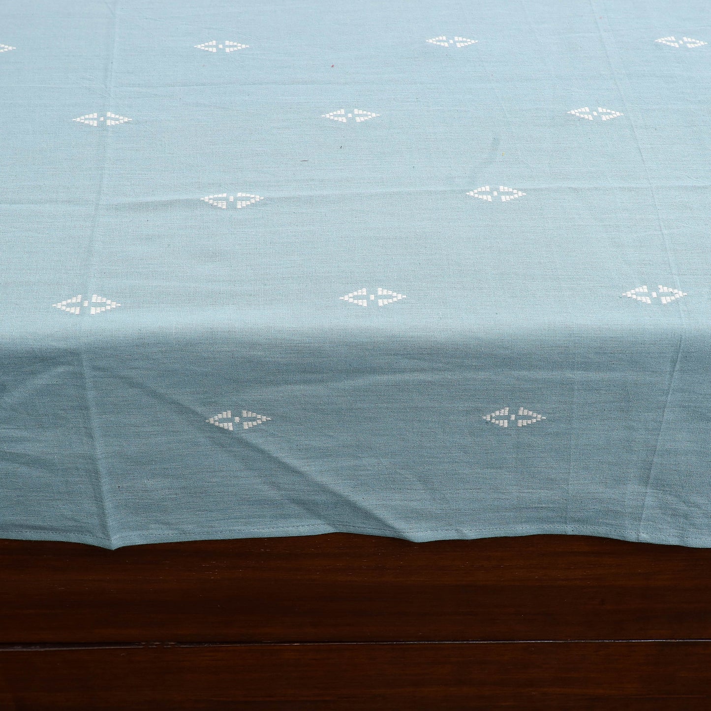 Buy Jacquard with Sanganeri Patch Cotton Bedsheet Set