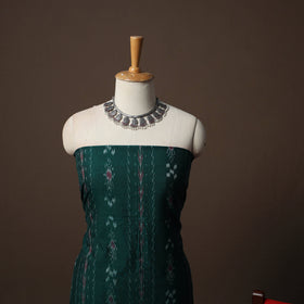 Sambalpuri Ikat Cotton 3pc Unstitched Dress Material Suit Set 04