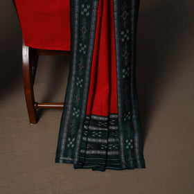 Sambalpuri Ikat Cotton 3pc Unstitched Dress Material Suit Set 04