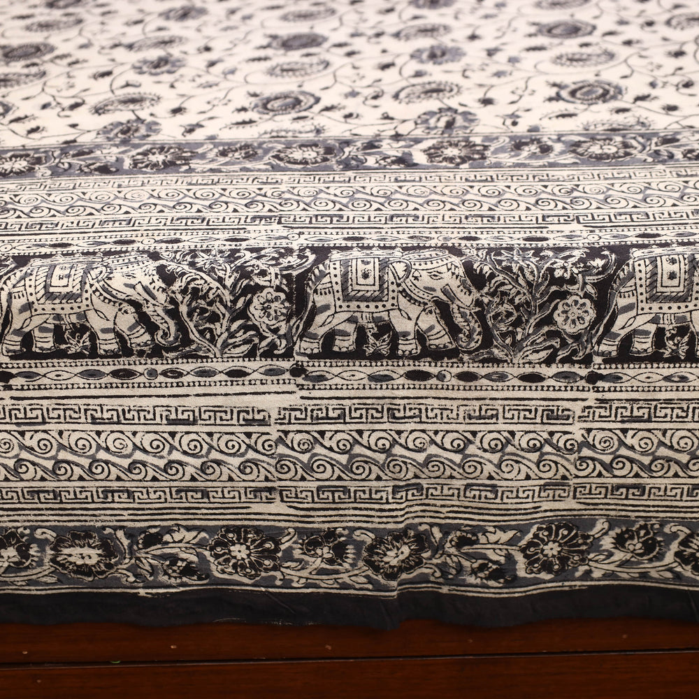 kalamkari double bed cover set