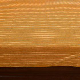 Yellow Jacquard with Sanganeri Patch Cotton Bedsheet Set