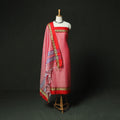 Pink - Dharwad Woven Cotton 3pc Unstitched Dress Material Suit Set 06