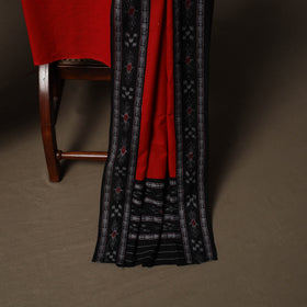 Sambalpuri Ikat Cotton 3pc Unstitched Dress Material Suit Set 07