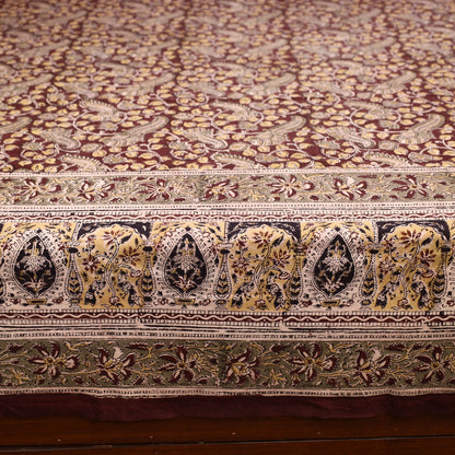 kalamkari double bed cover set