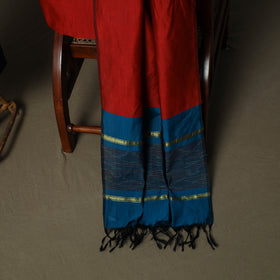 Pochampally Ikat Silk Cotton 3pc Unstitched Dress Material Suit Set 14