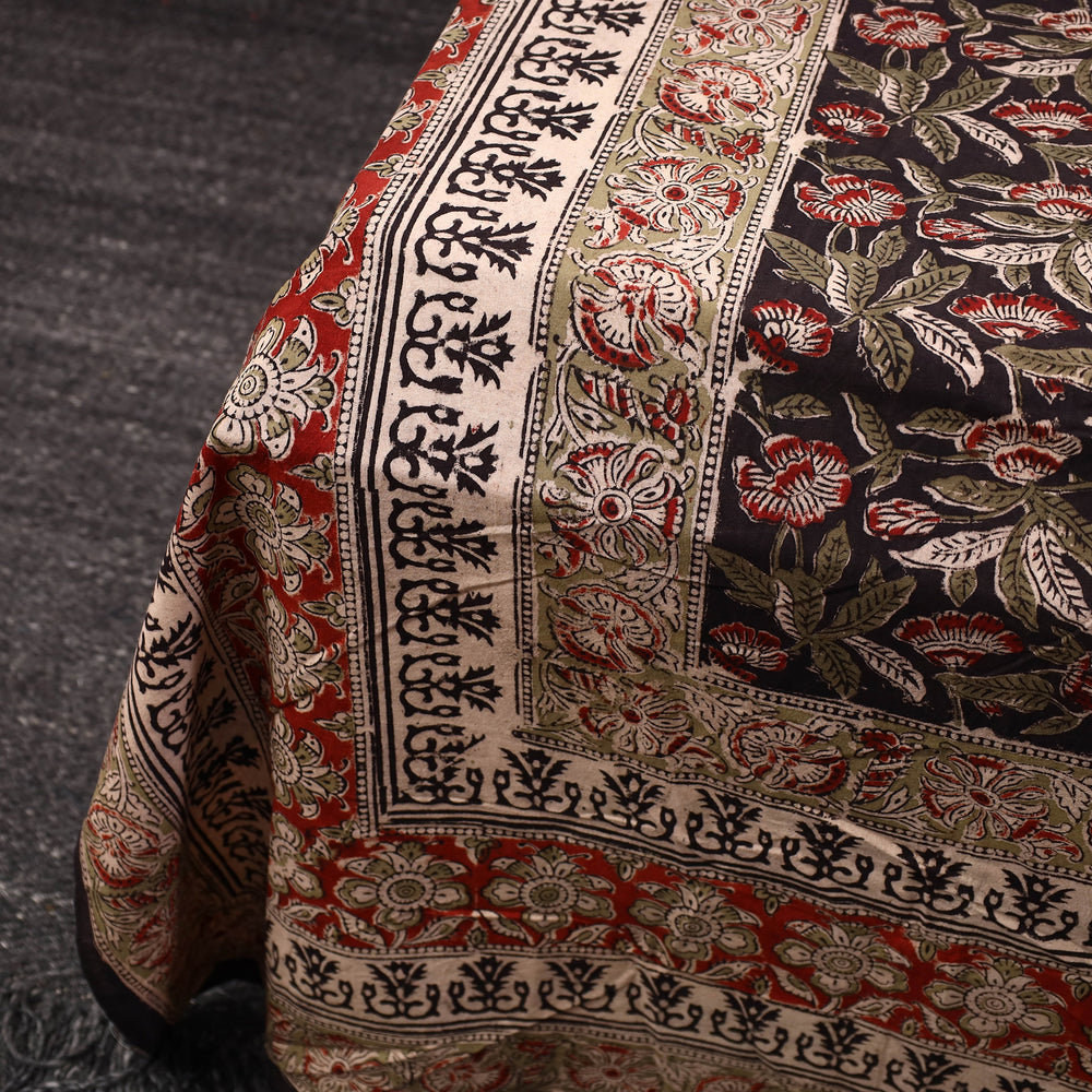 kalamkari double bed cover set