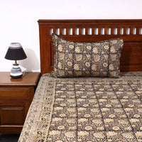 kalamkari double bed cover set