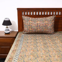 kalamkari double bed cover set