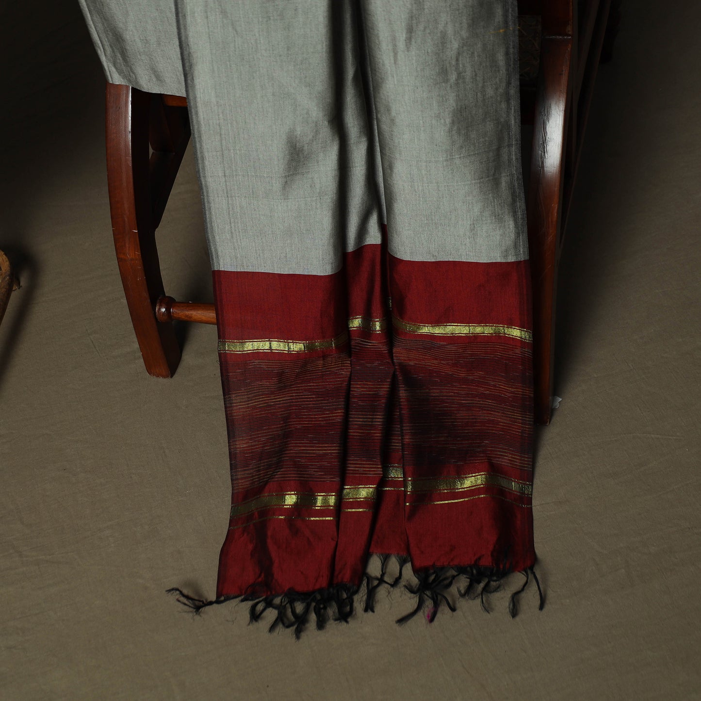Pochampally Ikat Silk Cotton 3pc Unstitched Dress Material Suit Set 18