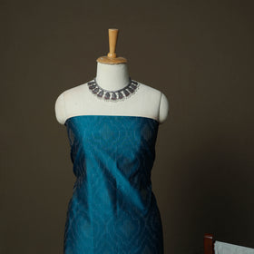 Pochampally Ikat Silk Cotton 3pc Unstitched Dress Material Suit Set 19