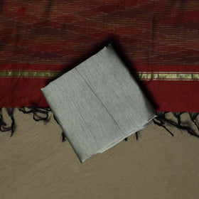 Pochampally Ikat Silk Cotton 3pc Unstitched Dress Material Suit Set 20