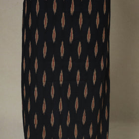 Black - 2pc unstitched pochampally ikat dress material
