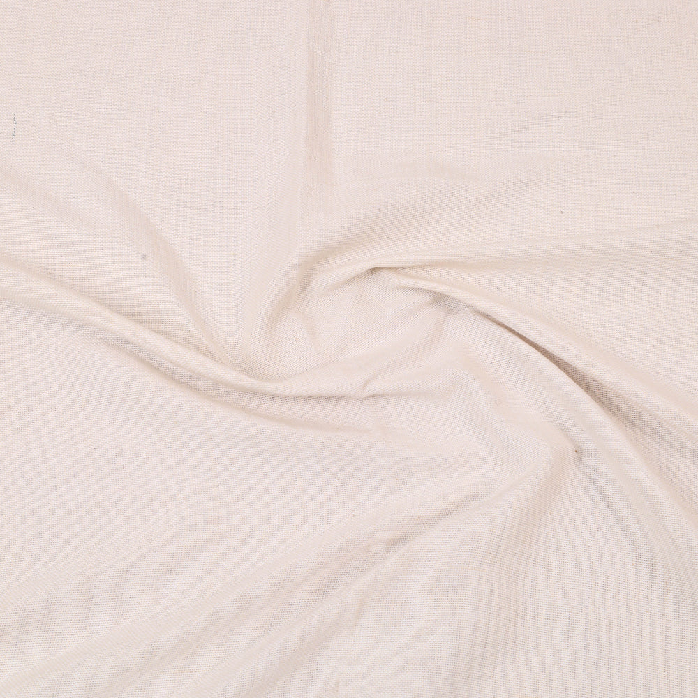 Plain Cotton Double Handloom Bed Cover (98 x 90 in) 01