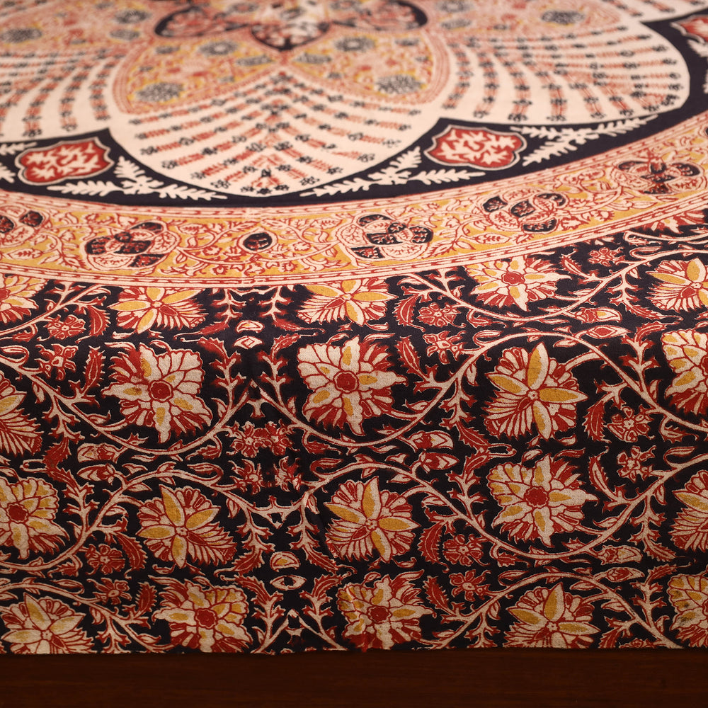 kalamkari single bed cover