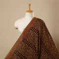 Brown Bagh Hand Block Print Natural Dyed Cotton Fabric
