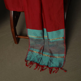 Pochampally Ikat Silk Cotton 3pc Unstitched Dress Material Suit Set 25