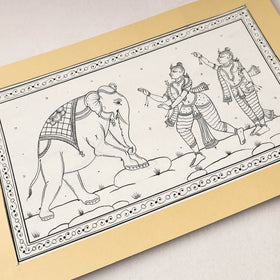  Patachitra Painting on Handmade Paper 