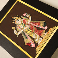 Ardhanarishvara - Traditional Mysore Painting (10 x 8 in) 03