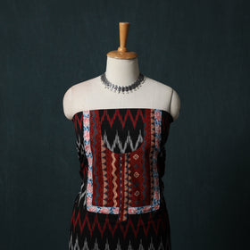 Pochampally Ikat Patchwork Cotton Unstitched Kurta Material (3M) 24