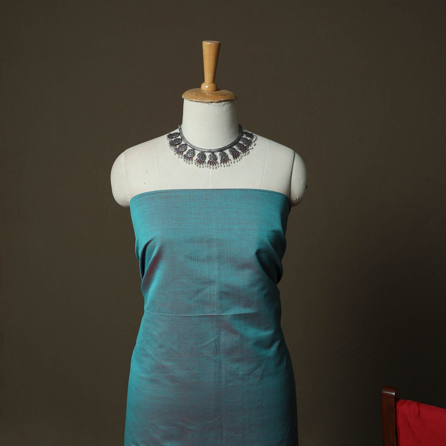 Pochampally Ikat Silk Cotton 3pc Unstitched Dress Material Suit Set 32