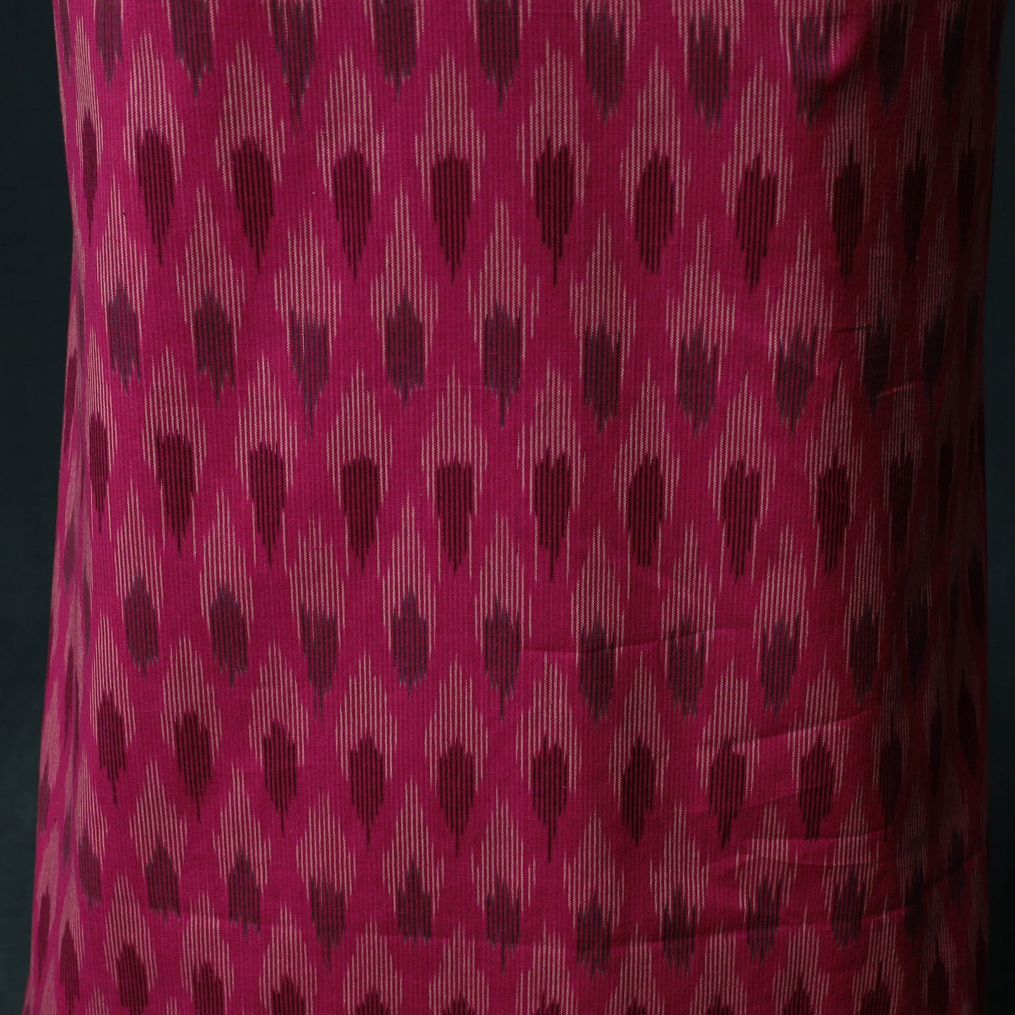 Pochampally Ikat Patchwork Cotton Unstitched Kurta Material (3M) 30