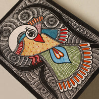 Handpainted Madhubani Painting by Hira Devi (5 x 8) 05