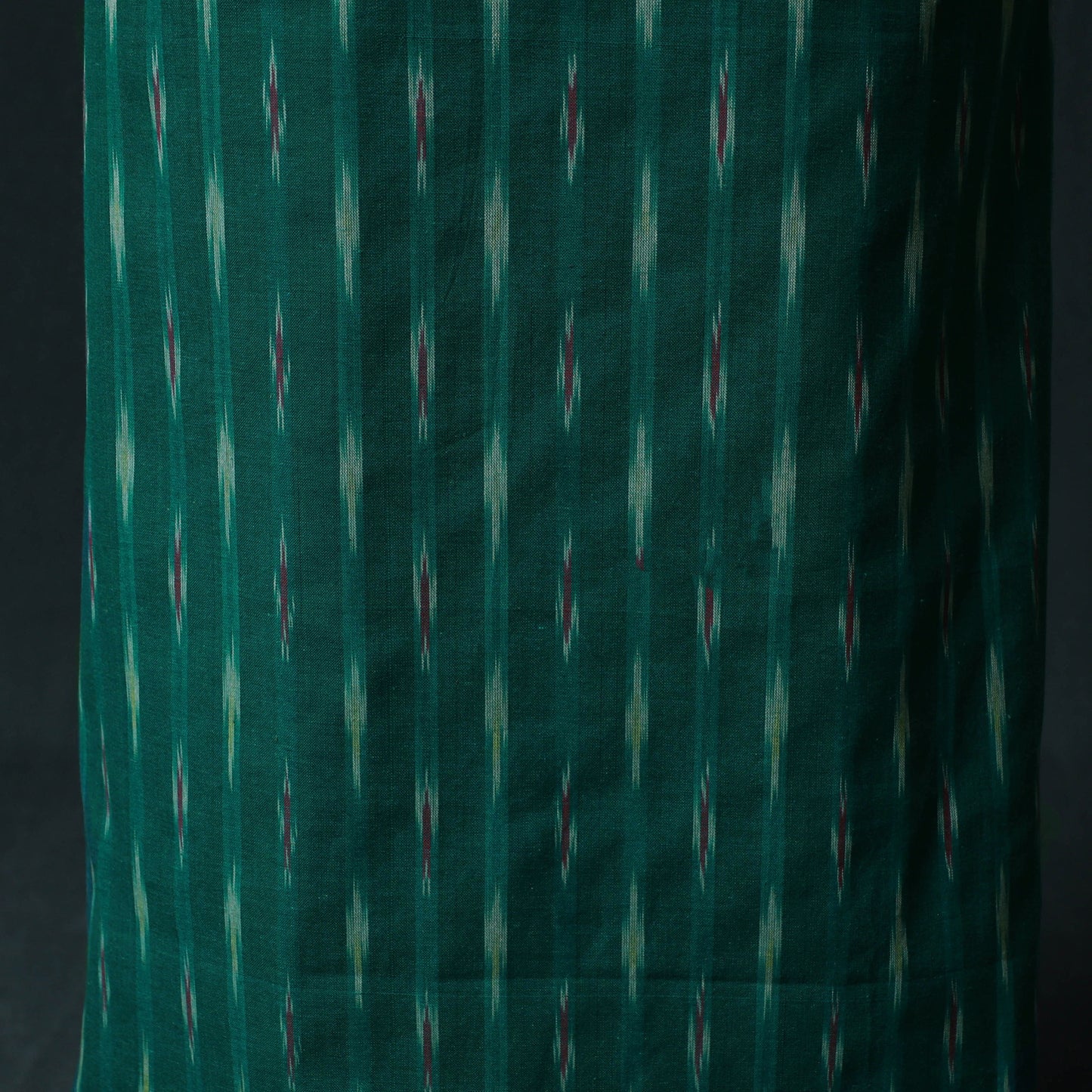 Pochampally Ikat Patchwork Cotton Unstitched Kurta Material (3M) 32