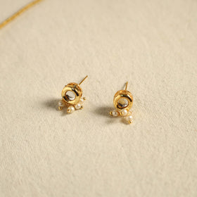 White - handmade kundan work choker necklace set 22