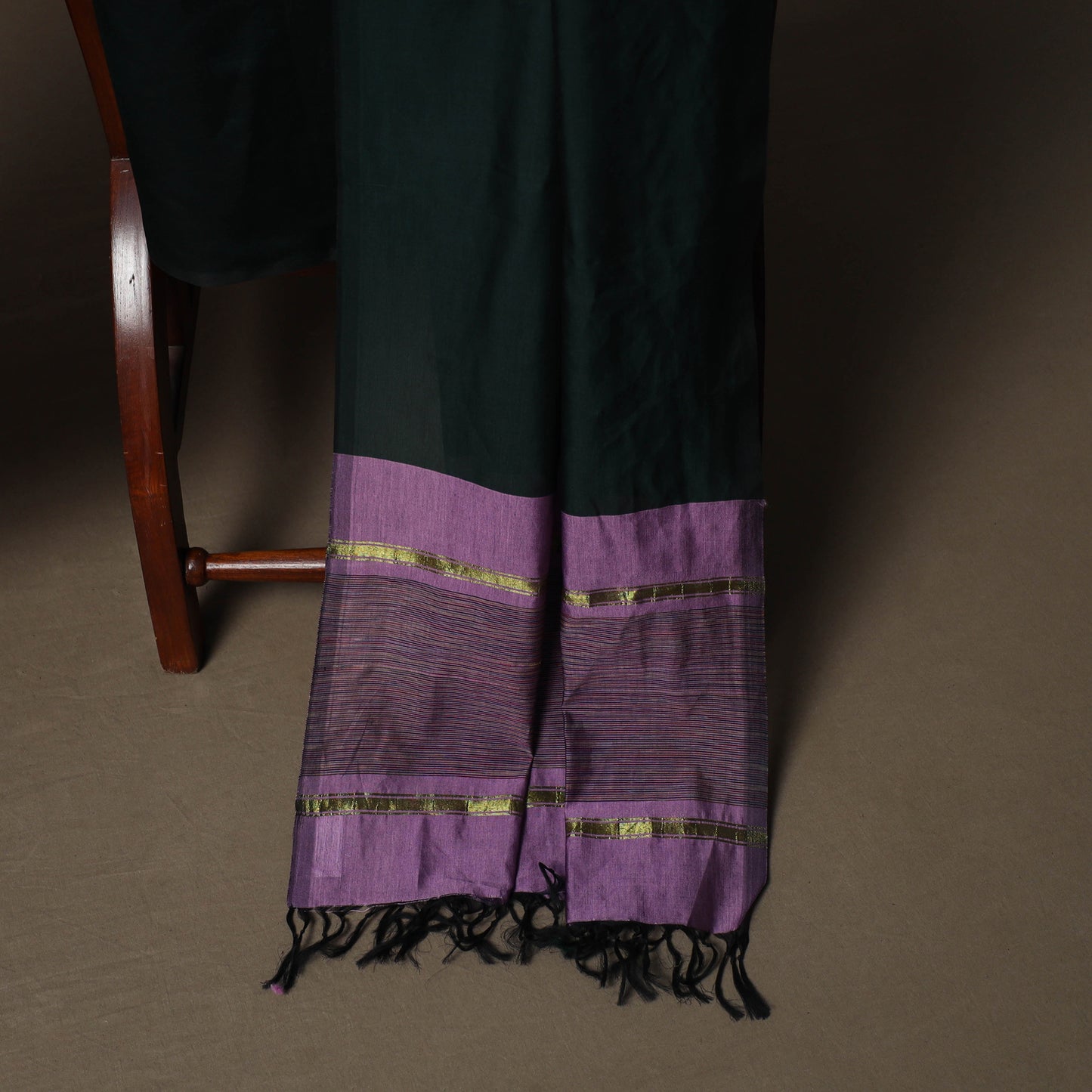 Pochampally Ikat Silk Cotton 3pc Unstitched Dress Material Suit Set 01