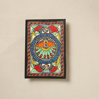 Handpainted Madhubani Painting by Hira Devi (11 x 7) 14