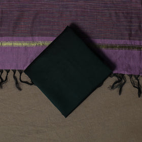 Pochampally Ikat Silk Cotton 3pc Unstitched Dress Material Suit Set 01